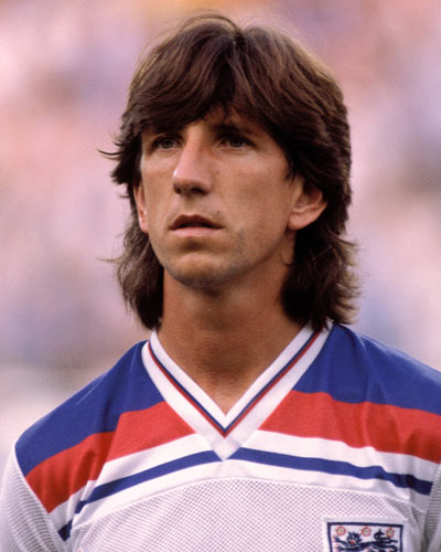 Paul Mariner in an England shirt